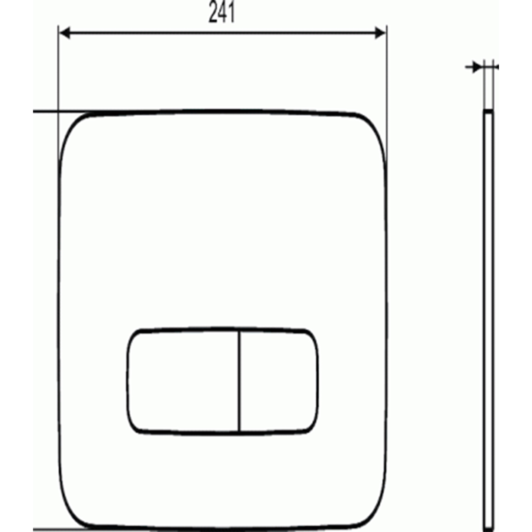 Активатор Oleas M2 двоен, механичен SmartFlush – Ideal Standard 11.26.264.0228 – снимка 1